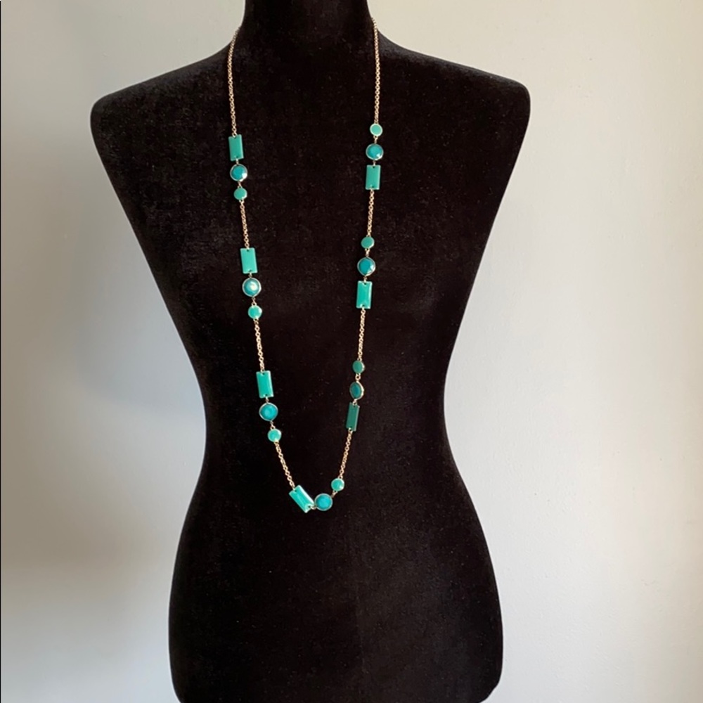 Teal Accent Necklace